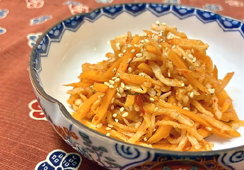今日のキムチレシピ:にんじんと切り干し大根のキムチ和え