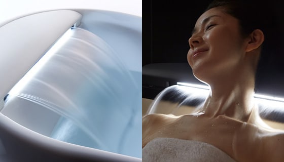 肌をなでるお湯、かつてない快感入浴を