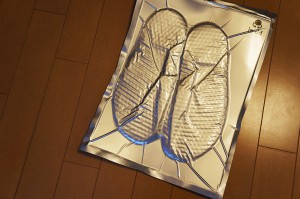 Ledd スポンジスリッパ パッケージおもて