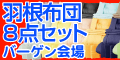 羽根布団８点セットバーゲン会場