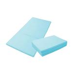 20色バランス三つ折りマットレス ダブル ピュアブルー