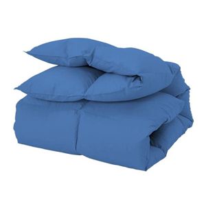新20色羽根掛布団（ダブル） アースブルー