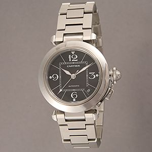 Cartier (カルティエ) ユニセックスウォッチ W31076M7 パシャC ブラック
