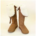 emu【エミュー】 W20012 Chestnut メディアにも多数登場の大人気ロングムートンブーツ  US5(約22) Chestnut