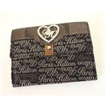PARIS HILTON パリスヒルトン　Wホック財布 WAFO0642A　ForeverLine　ブラック