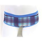 propaganda girl プロパガンダ ガール アンダーウェア ss51011 blue チェックプリントボーイショート