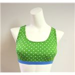 propaganda girl プロパガンダ ガール アンダーウェア ss65002 green 水玉スポーツブラ