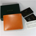 SONNE(ゾンネ)2つ折り小銭入付財布 ブライドルレザー SOW002/CAM キャメル