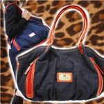 clear crea(クリアクレア) クリアトートバッグ CBAG-065-84-13 ブルー x レッド