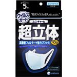 超立体マスク ウィルスガード ふつう 5枚 【4セット】