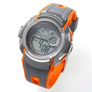 BODY GLOVE (ボディーグローブ) メンズデジタルウォッチ BGE-2512 オレンジ