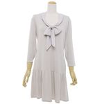 ふんわりシフォンリボンワンピース Lサイズ