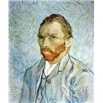 世界の名画シリーズ、最高級プリハード複製画 ヴィンセント・ヴァン・ゴッホ作 「自画像」