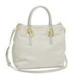 PRADA(プラダ) BN1591 TESSUTO MICRO トート GY/SI