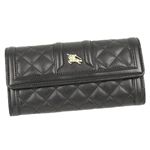 BURBERRY（バーバリー） QUILTED LEATHER 長財布　MOLLY BLACK