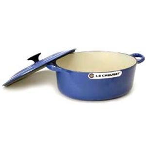 Le Creuset（ル クルーゼ） キッチン・鍋・パン ココットオーバル25cm2502-25 ブルー