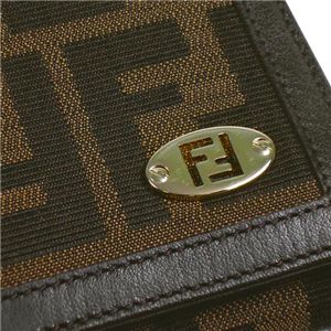 Fendi（フェンディ） 長財布 KRAナイロン 8M0000 FOMR5 ダークブラウン