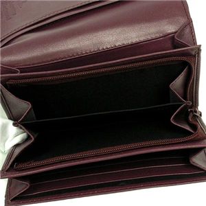 Vivienne Westwood（ヴィヴィアンウエストウッド） 二つ折り財布（小銭入れ付） APPLIQUE 2232 ワイン