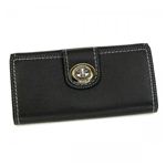 COACH(コーチ) ファクトリー 長財布 2 43605 SV/BK H10×W19.5×D2