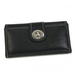 COACH(コーチ) ファクトリー 長財布 2 43606 SV/BK H10×W19×D2