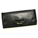 Prada（プラダ） 長財布 VITELLO SHINE FIOCCO 1M1132 F0002 ブラック H9×W19×D3