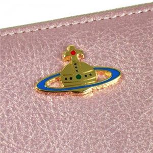 Vivienne Westwood（ヴィヴィアンウエストウッド） 長財布 METAL 5140V ライトピンク H10×W19×D2.5