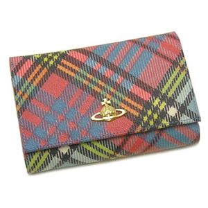 Vivienne Westwood(ヴィヴィアンウエストウッド) 二つ折り財布(小銭入れ付) DERBY 2232V (H10×W14.5×D3.5)