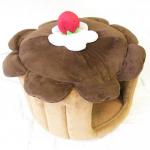 キュートな苺がのっかったアイスクリームベッド♪アイスクリーム　ベッド　ブラウン