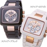 Folli Follie（フォリフォリ） コーリアン クロノグラフ WT7F013BCK／スクエア・ブラック