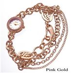 Folli Follie(フォリフォリ) チェーンブレスウォッチ WF6B065BPS/ピンクゴールド