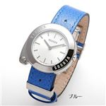 VERSUS(ヴェルサス) レザーウォッチ AL3SBQ902 A004／ブルー