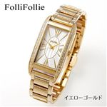 Folli Follie(フォリフォリ) パヴェブレスウォッチ WF7C020BPS/イエローゴールド
