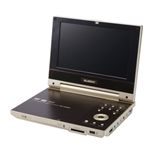 BLUEDOT ポータブルDVDプレーヤー 7インチCPRMウッドモデル BDP-2705WD