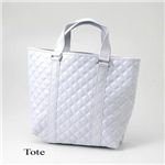 Maec by Marc Jacobs(マークバイマークジェイコブス) キルティング ホワイト バッグ Tote