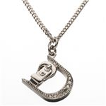 Christian Dior(クリスチャン ディオール) ベルトデザインネックレス D22236/ロゴ Clear(ベルト)