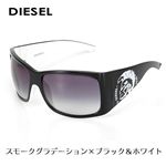 DIESEL（ディーゼル） サングラス 0092-OIL/7Z　スモークグラデーション×ブラック＆ホワイト