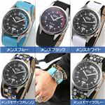 OUTDOOR メンズ/レディース デザインウォッチ(バッグ付き) メンズモザイクグレー