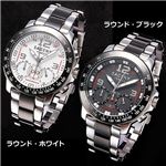 Alessandra Olla(アレッサンドラ・オーラ) クラシカルレザーウォッチ AO-4555-1／ブラック×ブラック