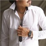 Alessandra Olla(アレッサンドラ・オーラ) クラシカルレザーウォッチ AO-4555-2／ブラック×ブラック(レッド)