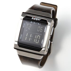 ZIPPO レディース デジタルウォッチ ZI-012PBB/ブラック