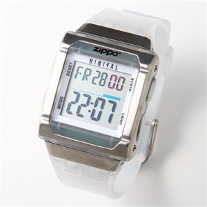ZIPPO レディース デジタルウォッチ ZI-012PW/ホワイト