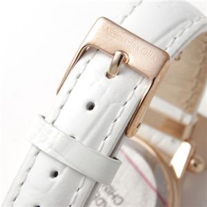 Alessandra Olla(アレッサンドラ・オーラ) レディース クマフェイス型チャーム入り ウォッチ AO-516-WH/ホワイト