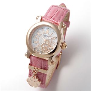 Alessandra Olla(アレッサンドラ・オーラ) レディース クマフェイス型チャーム入り ウォッチ AO-516-RPK/ローズピンク