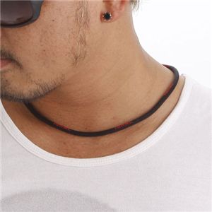 超感覚ラジウムネックレス イオナル 黒 約50cm(黒のみ約55cm有)