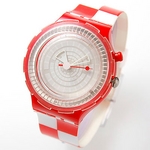 SWATCH(スウォッチ) スクーバ SDR900 レッド×ホワイト