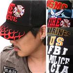 アメリカ特殊部隊 3D立体刺繍キャップ　　メッシュタイプ　MARINES