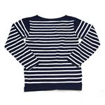 フランス軍ボーダーTシャツレプリカ JU038YN ネイビー×ホワイト 98サイズ