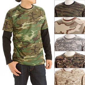 ドライクール ナイスカモフラ半袖Tシャツ&ロングTシャツ2枚 セット ウッドランド S