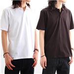 まっちゃん愛用ブランド!背中で語れる スカ柄ポロシャツ 2010・桜日本地図 白 M