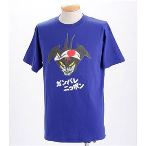 むかしむかし アニメコラボ!サッカーW杯日本代表応援Tシャツ 【10番 デビルマン】 ジャパンブルー M